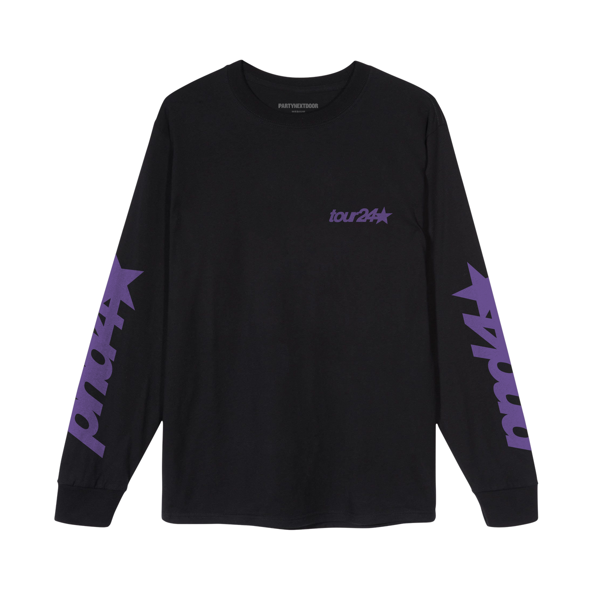 Pnd Autograph PND Black Long Sleeve Tee | PartyNextDoor Official Merch Store