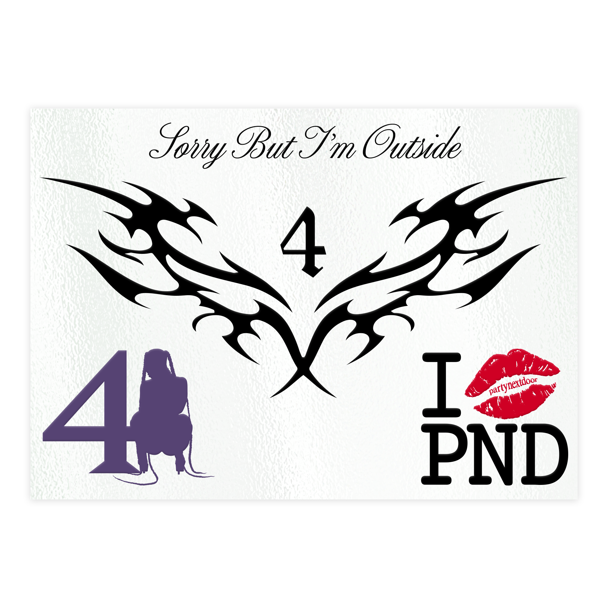 Pnd Sticker PartyNextDoor Merch Store